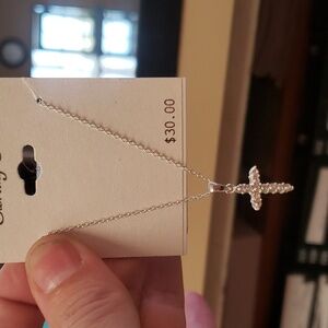 Sterling Silver Cross Necklace
